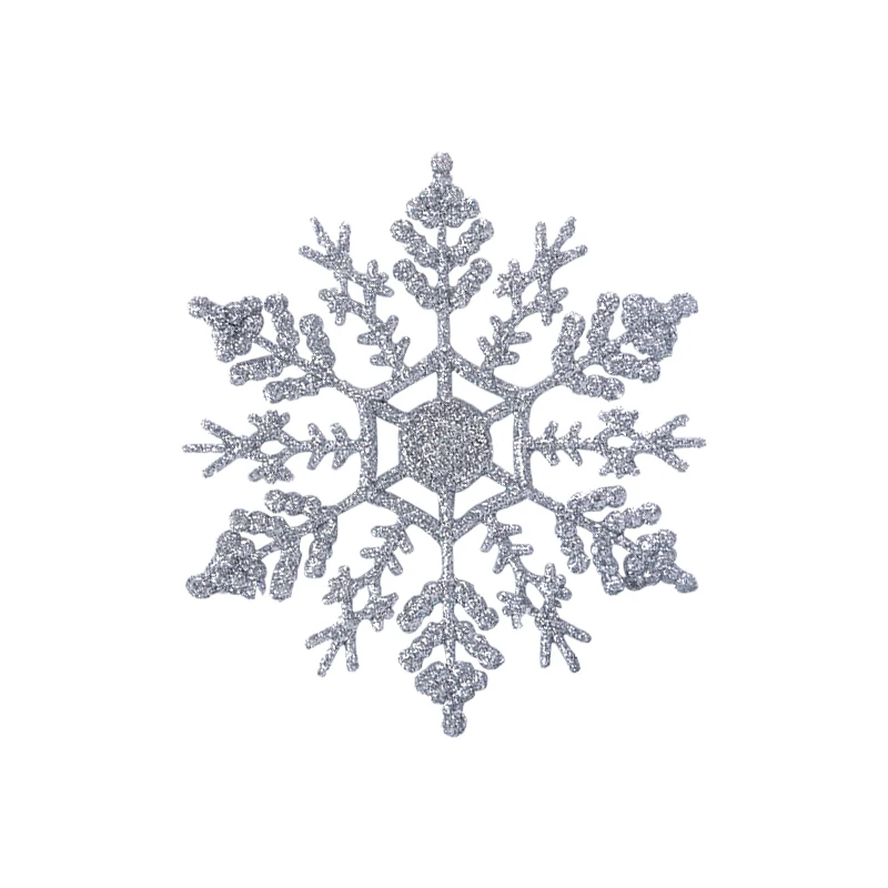 WEIGAO 4 шт. мерцающие рождественские орнаменты снежинки Рождественская елка подвесное украшение для дома натальный год Noel Декор Navidad
