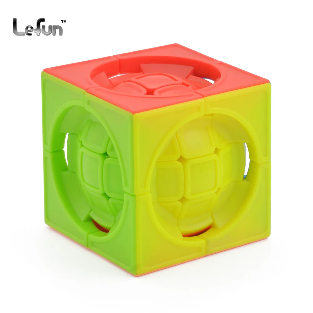

[Music Party Magic Ball Color Three Layer Rubik's Cube] Solid Color Hole-Adhesive Paper Intelligence Students Educational Toy RU