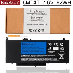 KingSener batería para ordenador portátil, pieza de PC de 7,6 V, 62WH, 6MT4T, DELL Latitude E5470, E5570, M3510, 15,6 ", 7V69Y, TXF9M, 79VRK, 07V69Y
