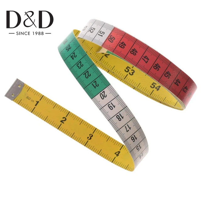 Flexible Tape Measure Body Measurements Soft 1.5M/60In Tape Measure Cloth  Tailor Fabric Measuring Tape