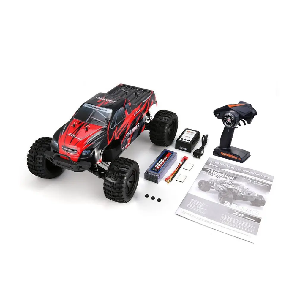 1/10 гром 4WD бесщеточный 70 км/ч гоночный Радиоуправляемый автомобиль Bigfoot багги Грузовик RTR игрушки транспортное средство с дистанционным управлением альпинистский автомобиль RC США/ЕС штекер