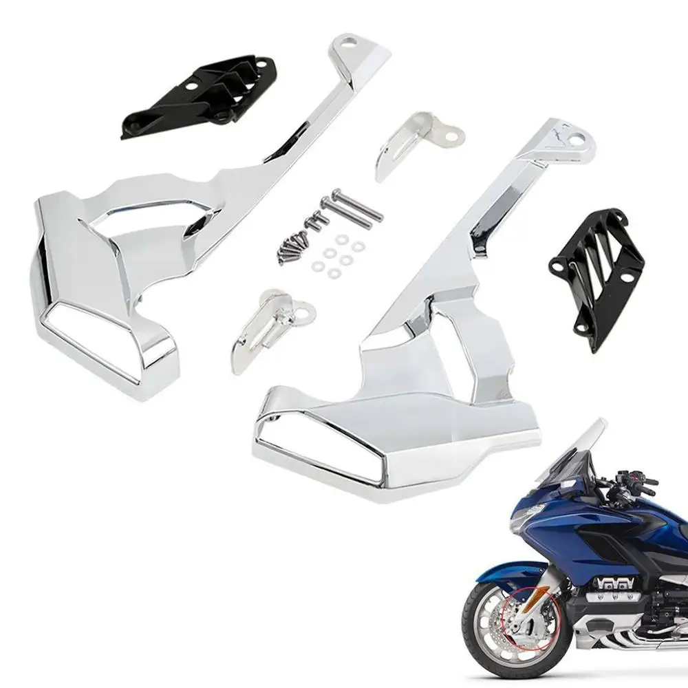 

Motorcycle Front Left Right Caliper Covers Replace 08F74-MKC-A00 For Honda Goldwing GL1800 18-19
