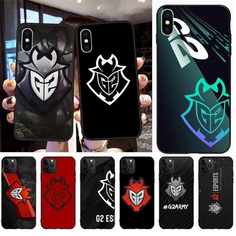 Роскошный чехол для телефона HPCHCJHM G2 Esports Club DIY iPhone 11 pro XS MAX 8 7 6 6S Plus X 5S SE 2020 XR|Бамперы|