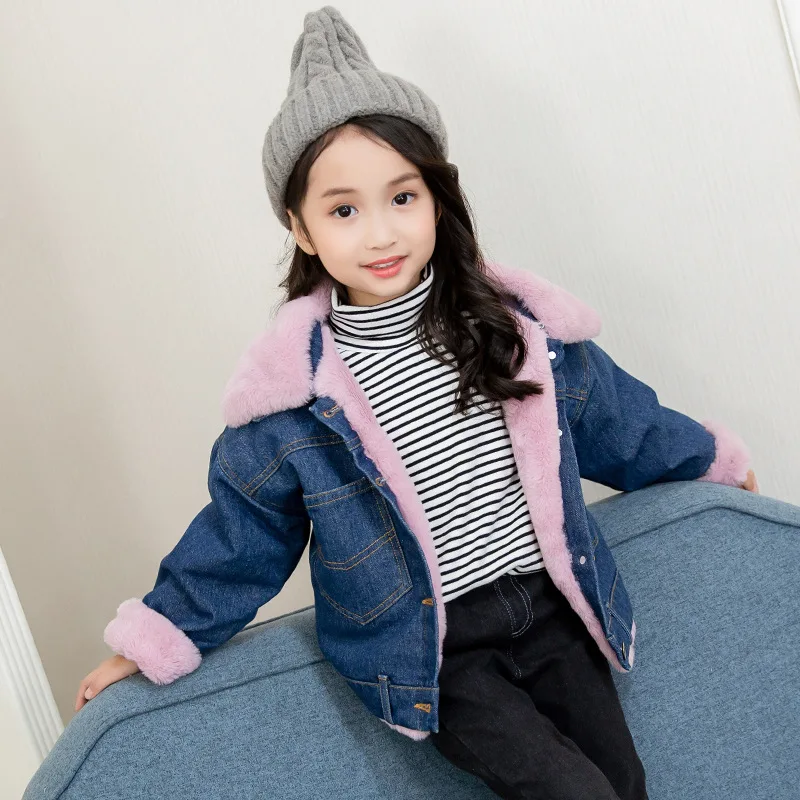 HKXN Winter Pajamas Children Clothing Set Girl Flannel Pajamas Suits Boy Plush Warm Thickened Nightwear Infant Christmas Pajamas