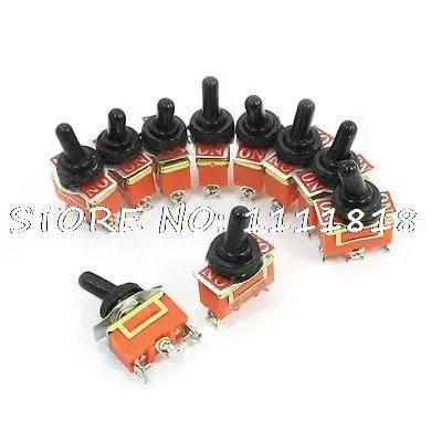 

250V 25A Waterproof ON-ON 3 Screw Terminal SPDT Locking Toggle Switch 10Pcs