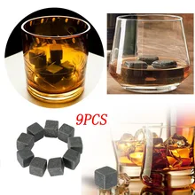 9 шт. кубики льда камни для виски набор просеивания льда формы Виски камни для виски кулер праздничный свадебный подарок аксессуары для кухонного бара