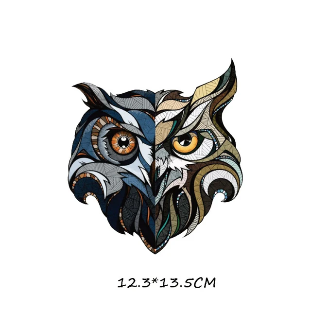 ZOTOONE Cartoon animal patch paste heat transfer vinyl owl elephant butterfly costume DIY micro chapter hot press patch sticker 760