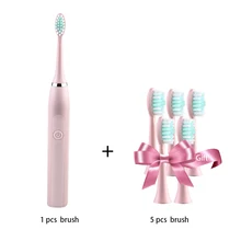 

Sonic Toothbrush Electric Replacement Adult Toothbrush Heads Set Portable Protective Clean Ultrasonic Electric Tooth Brushes