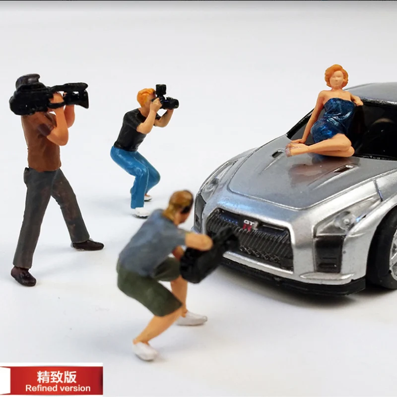 I Modelli Racemedal 1:64 Mostrano Lo Scenario Del Fotografo Modello Greenlight Siku