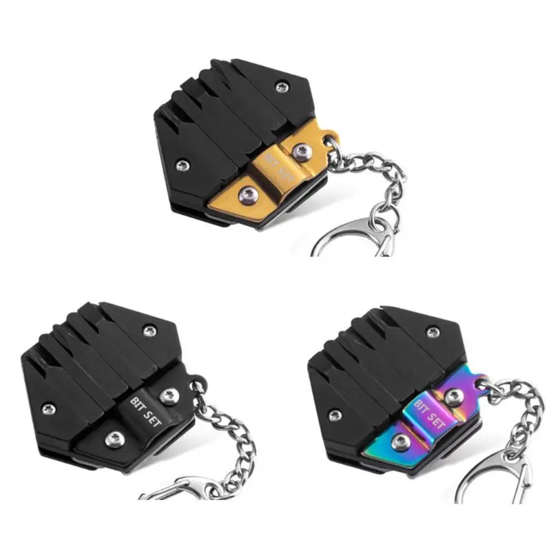 US $200.00 Multifunctional Outdoor EDC Tool Hexagon Folding Coin Knife Keychain Screwdriver Wrench Camping Hunting Survival Tool
