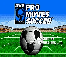 

AWS Pro Moves Soccer 16 bit MD Game Card For Sega Mega Drive For Genesis
