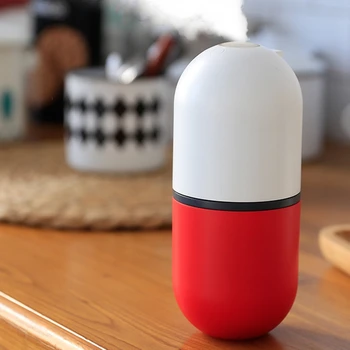 Usb空気加湿器電気アロマディフューザー空気超音波エッセンシャルクールミストホーム車深い木