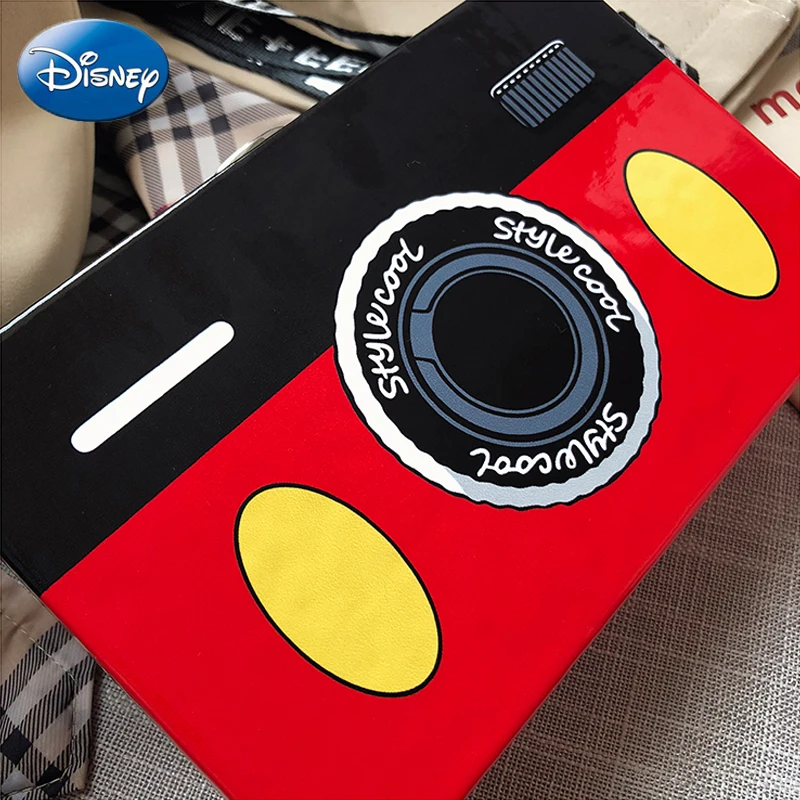 Disney женская сумка через плечо для камеры PU модные сумки через плечо прозрачная сумка-мессенджер Микки Минни Водонепроницаемая плюшевая