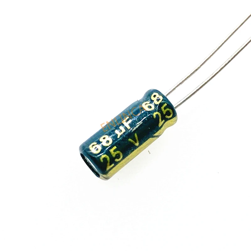 

12pcs/lot 25V 68UF 5*11 High Frequency Low Impedance Aluminum Electrolytic Capacitor 68uf 25v 20%