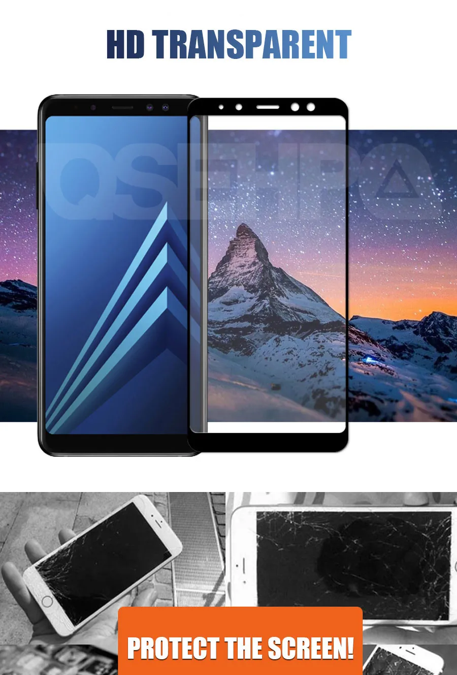 9D закаленное стекло для samsung Galaxy A3 A5 A7 A6 A8 Plus A9 Защитная пленка для экрана