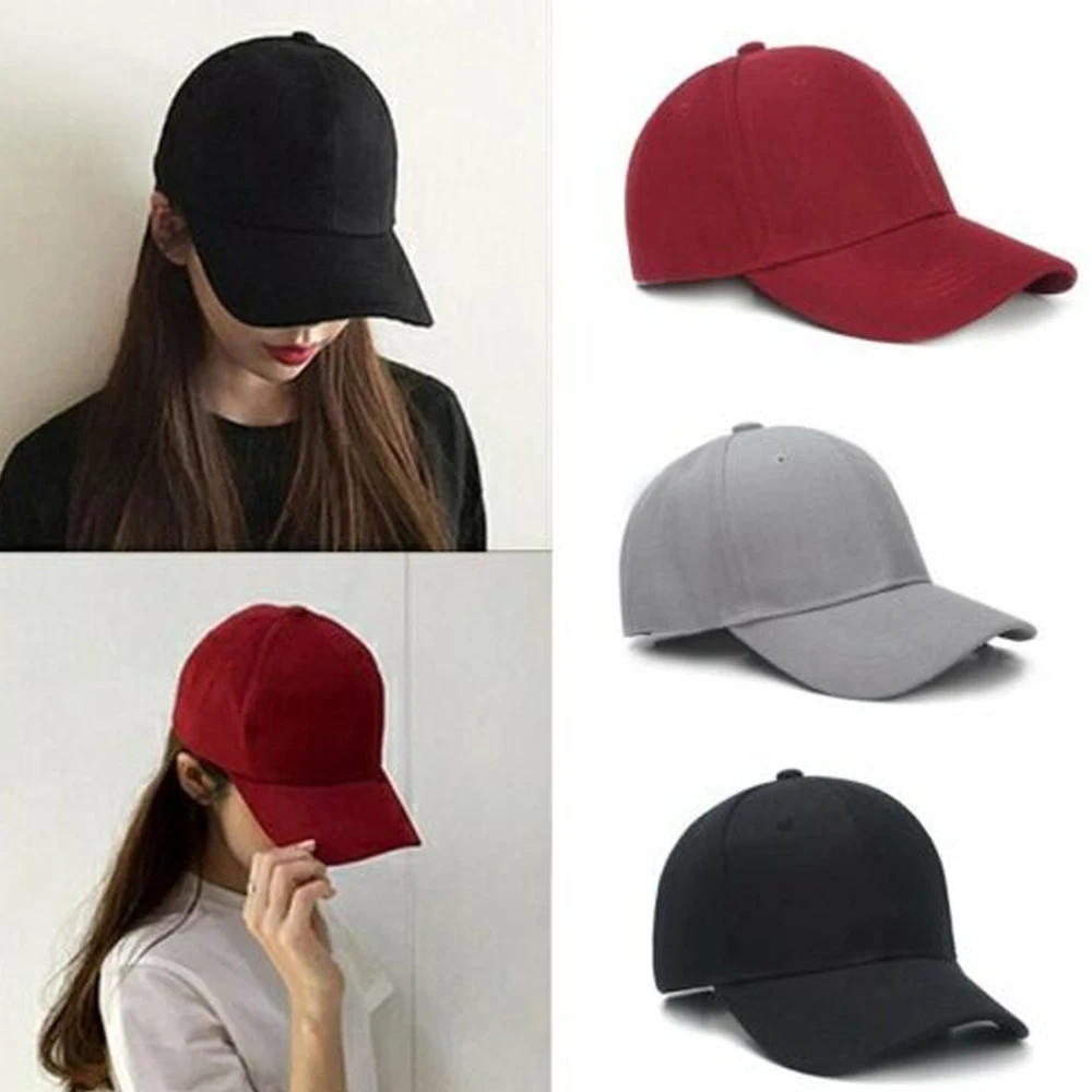 plain distressed baseball caps
