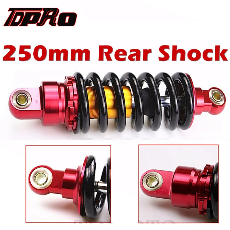 TDPRO 980LBS 9 8 &quot250 мм мотоцикл задний амортизатор подвески подходит для 50cc-160cc ATV Quad 4