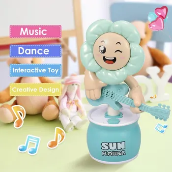 

Sun Flower Toy Musical Singing Dancing Sunflower Toys For Kids Children