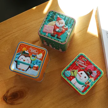 

1 Pc Christmas Candy Box Biscuits Biscuit Container for Party Wedding Dinner Event