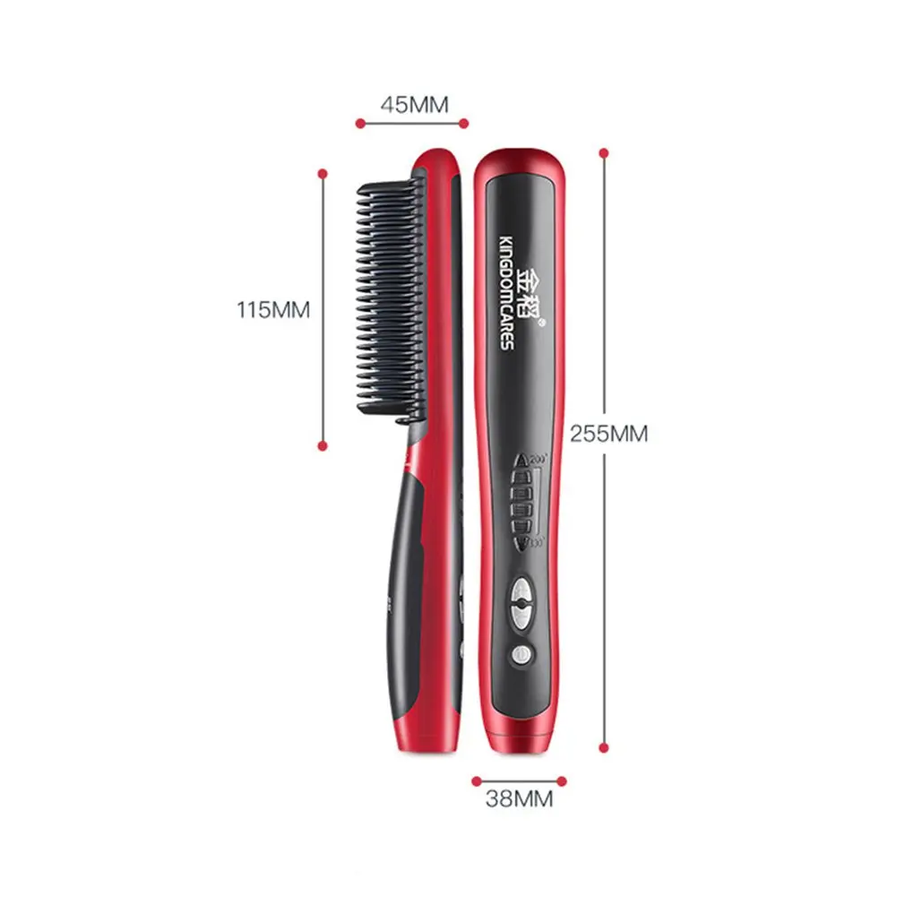 Электрический Выпрямитель для волос щетка для укладки мгновенный быстрый нагрев расчески для салона бигуди
