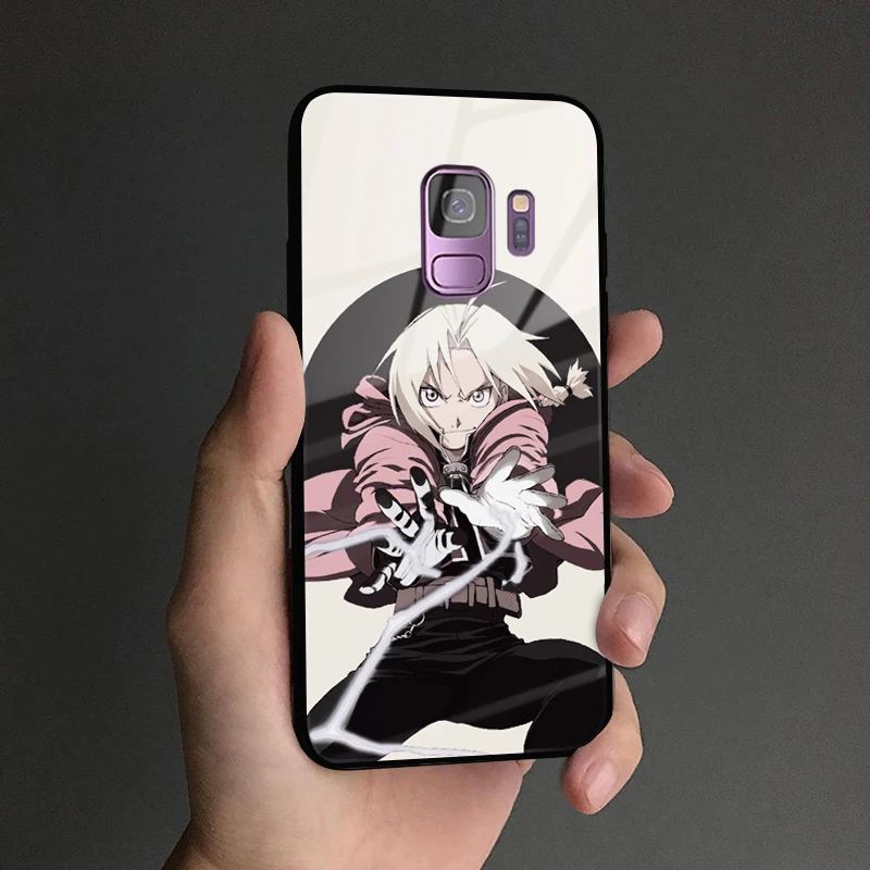 Аниме «Стальной алхимик» для samsung Galaxy S8 S9 S10e S10 Note 8 9 10 Plus Мягкий силиконовый чехол из закаленного стекла для телефона чехол - Цвет: AE 3820
