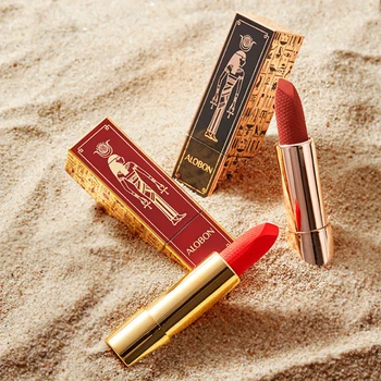 

Matte velvet texture lipstick water color lock moisturizing lipstick easy to color non-stick cup Egyptian style makeup