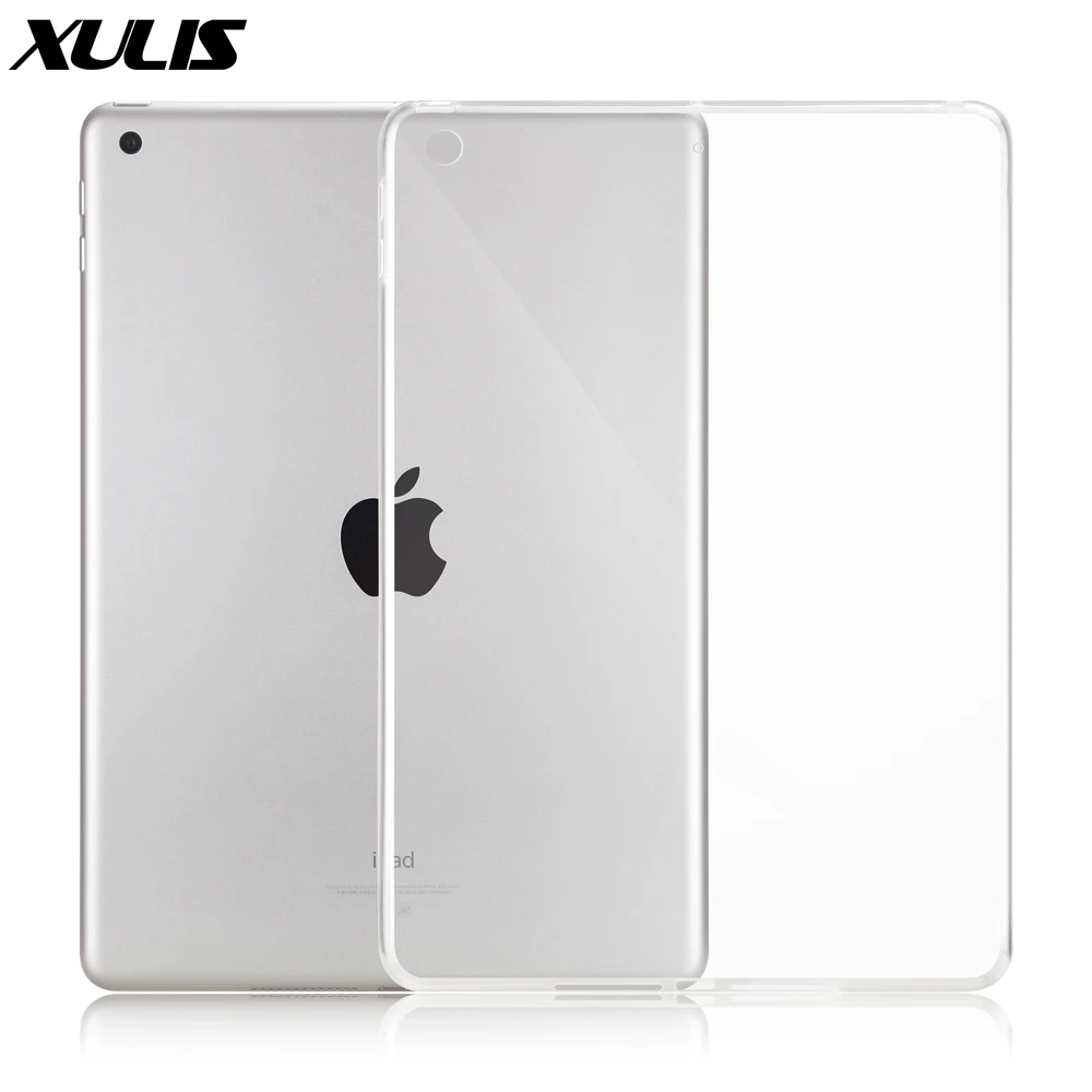Чехол для iPad Air 1 ультра тонкий прозрачный задний силиконовый мягкий ТПУ
