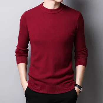 

Men O-Neck Long Sleeve Sweater Male Autumn winter Casual knitted sweaters 1202