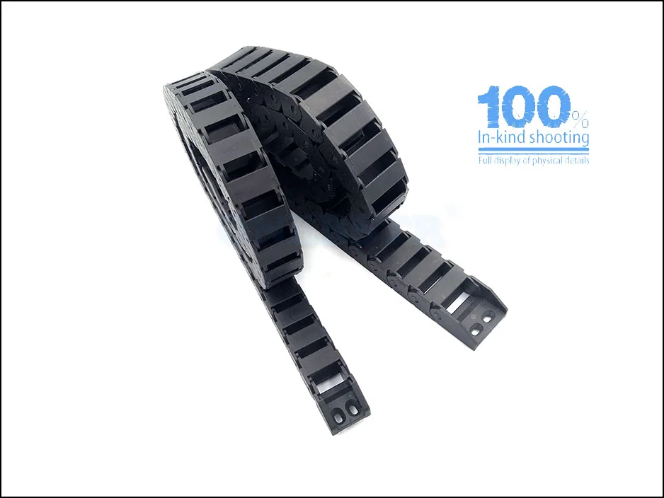 JFLO 1Meter 15x20 15x30 Drag chain Wire Carrier cable Bridge type non-opening with end connectors Tanks Towline Free shipping 18