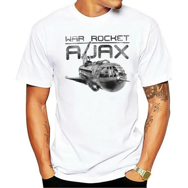 

T Shirt Print Men Summer Flash Gordon- War Rocket Ajax Men's