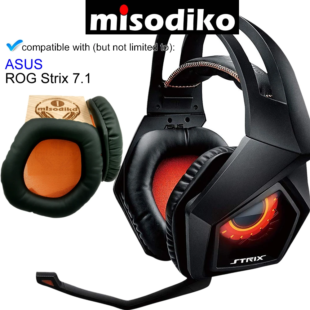 Misodiko Replacement Ear Pads Cushion Kit For Asus Rog Strix 7 1 Dsp Pro 2 0 Gaming Headset Headphones Repair Parts Earpads Earphone Accessories Aliexpress Misodiko Replacement Ear Pads Cushion Kit For Asus Rog Strix 7 1 Dsp Pro 2 0 Gaming Headset Headphones Repair Parts Earpads Earphone Accessories Aliexpress