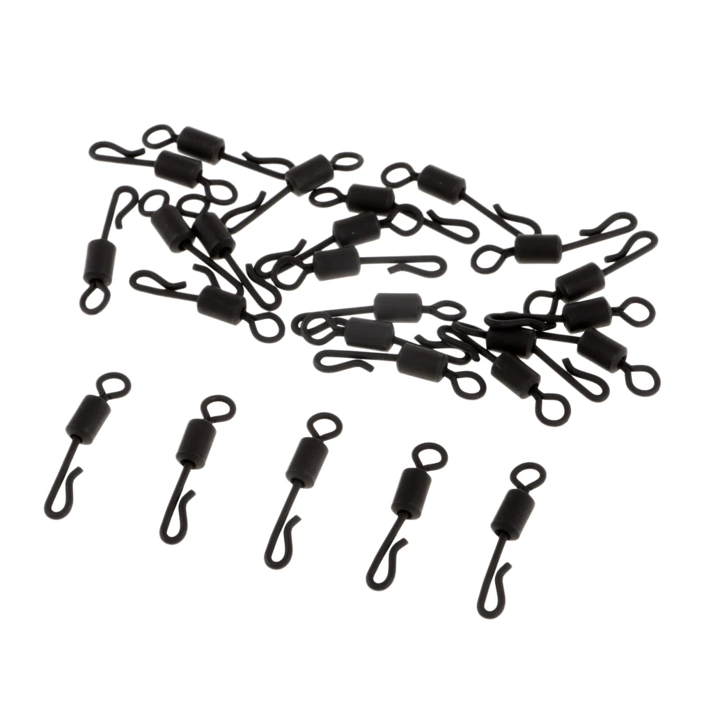 25pcs Carp Fishing Swivel Quick Change / Release Hook Line Connector | Спорт и развлечения