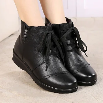 

Women's Boots Waterproof Shoes For Women High Quality Boots Female Winter 2020 Brand Female Shoes Large Size