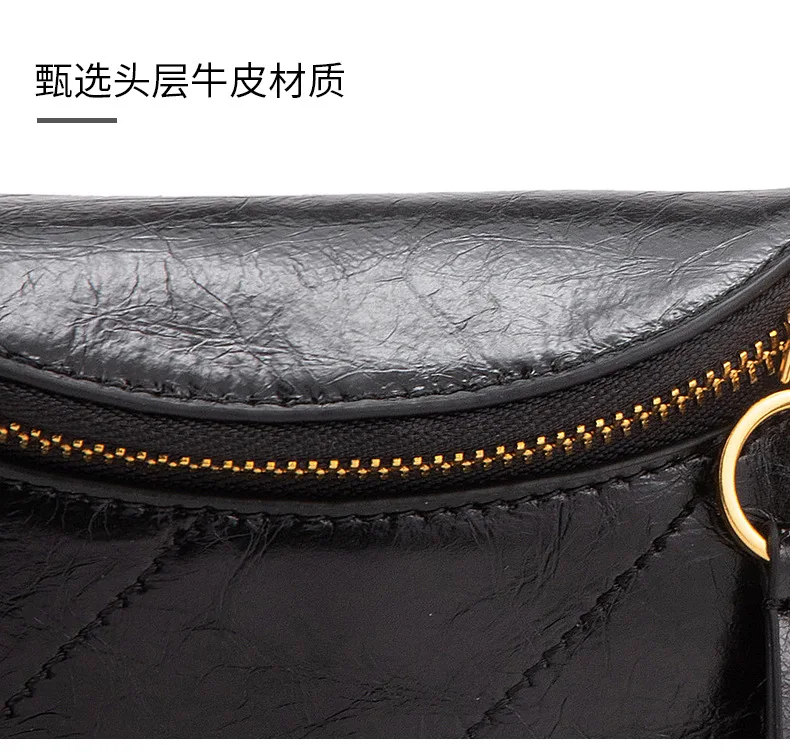 Кожаная женская сумка новая сумка через плечо из натуральной кожи сумка через плечо модная Диагональная Сумка