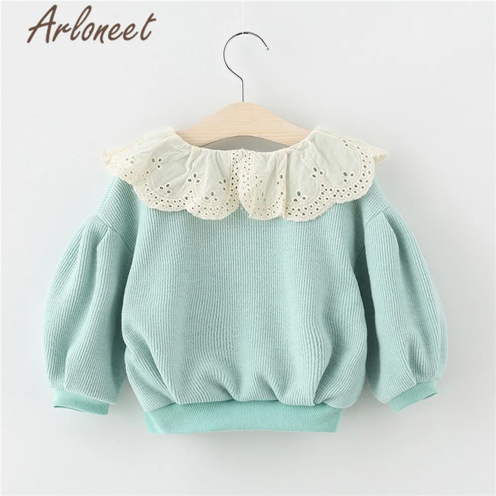 ARLONEET/Детские пальто; теплое зимнее пальто для новорожденных девочек; хлопковая однотонная куртка на пуговицах; осеннее пальто для малышей; Верхняя одежда с длинными рукавами для девочек