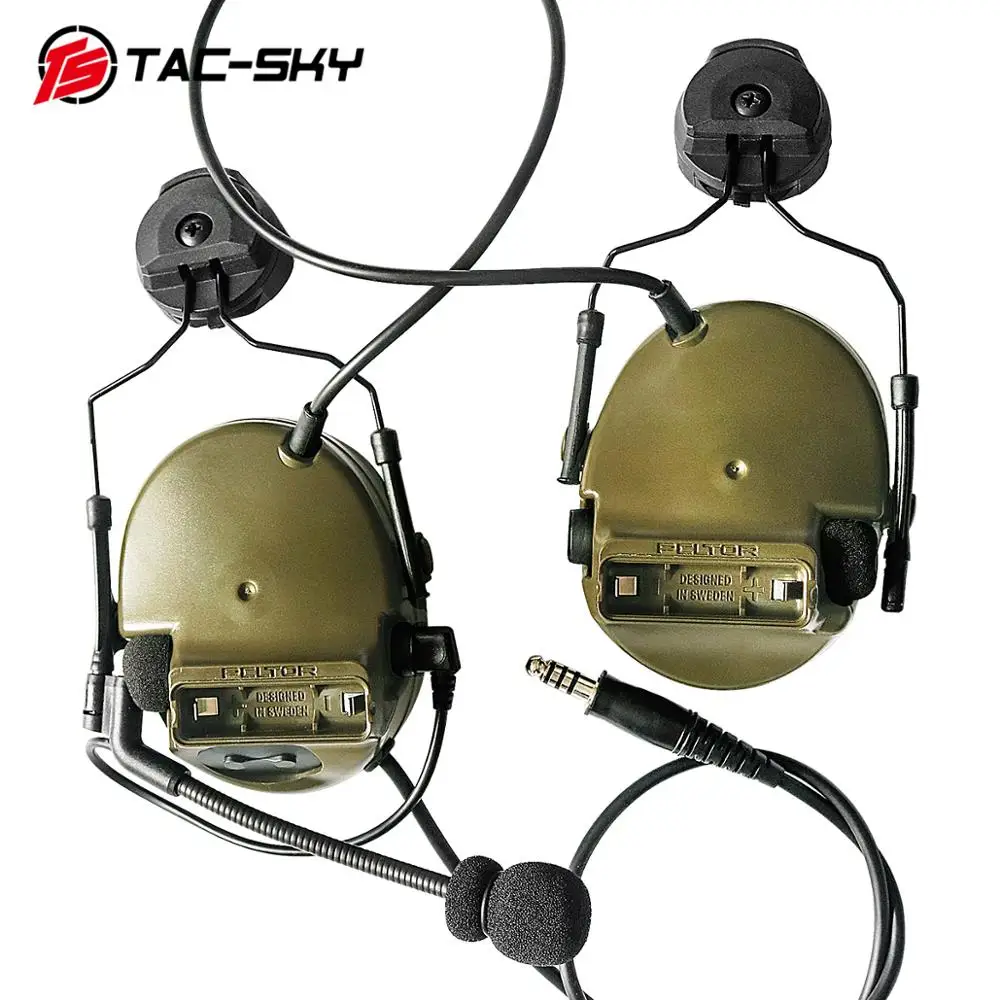 COMTAC TAC SKY comtac iii шлема быстрого трека кронштейн версия силиконовые наушники