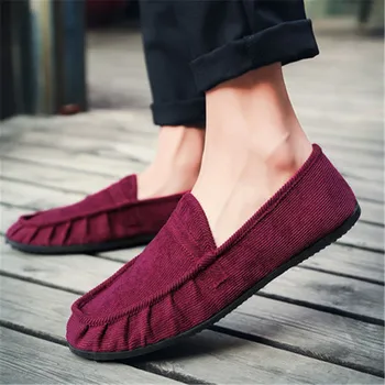 

Casual Flats Mens Vulcanize Shoes Patchwork Mens Shoes Light New Fashion Canvas Male Casual Man Slip-On Spring Autumn Sneakers