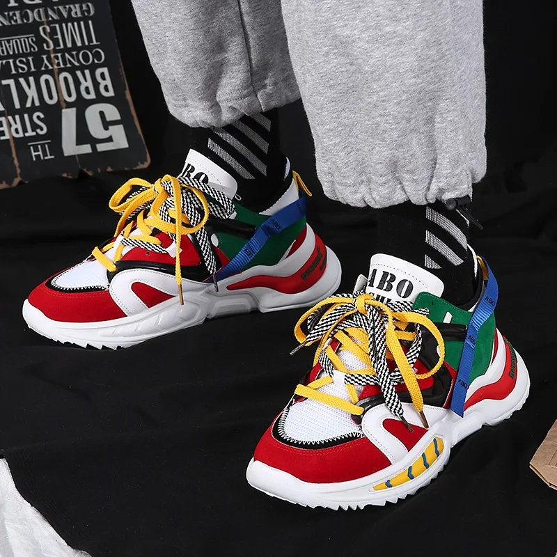 

Flat Shoes Running Shoes Men Breathable Sports Trainers Lightweight Lace Up Couples Outdoor Walking Footwear Plus Size 45