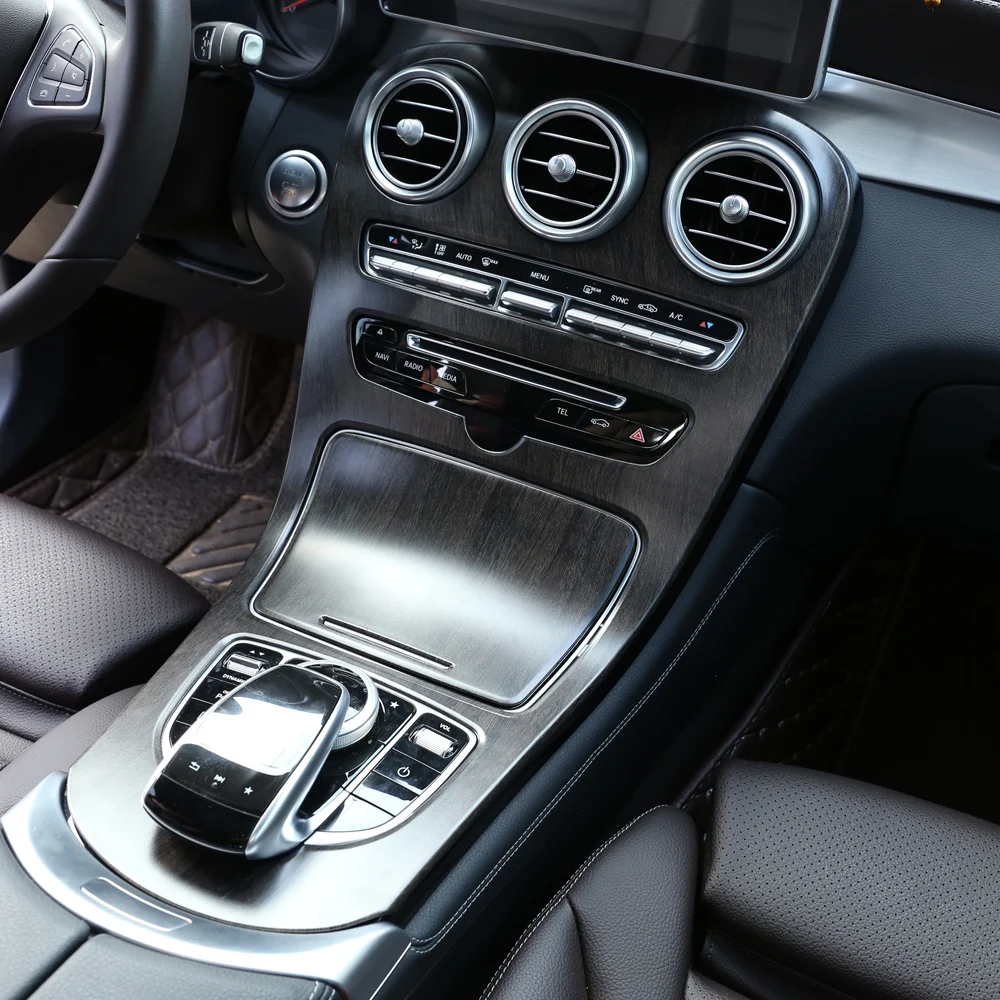 Цветная наклейка из углеродного волокна для Mercedes Benz C Class W205 GLC X253 ABS декоративная