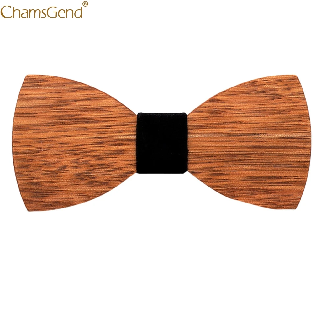 1PC Wooden Bow Tie Butterfly Neck Tie for Men Gentleman Formal Suit Blazer Clothing Accessories Drop Shipping 907