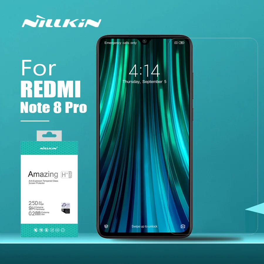 

for Xiaomi Redmi Note 8 Pro Glass Nillkin H+ Pro 2.5D Tempered Glass Screen Protector for Xiaomi Redmi Note 8 Pro Nilkin Glass