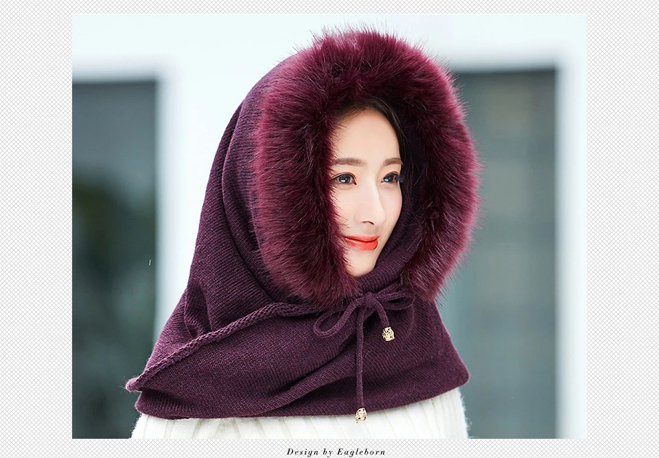 Siamese Gorros Mujer Invierno Gorro Invierno Mujer Beanies Bib для женщин, шапка бини, женские зимние шапки, вязаные шапки для женщин