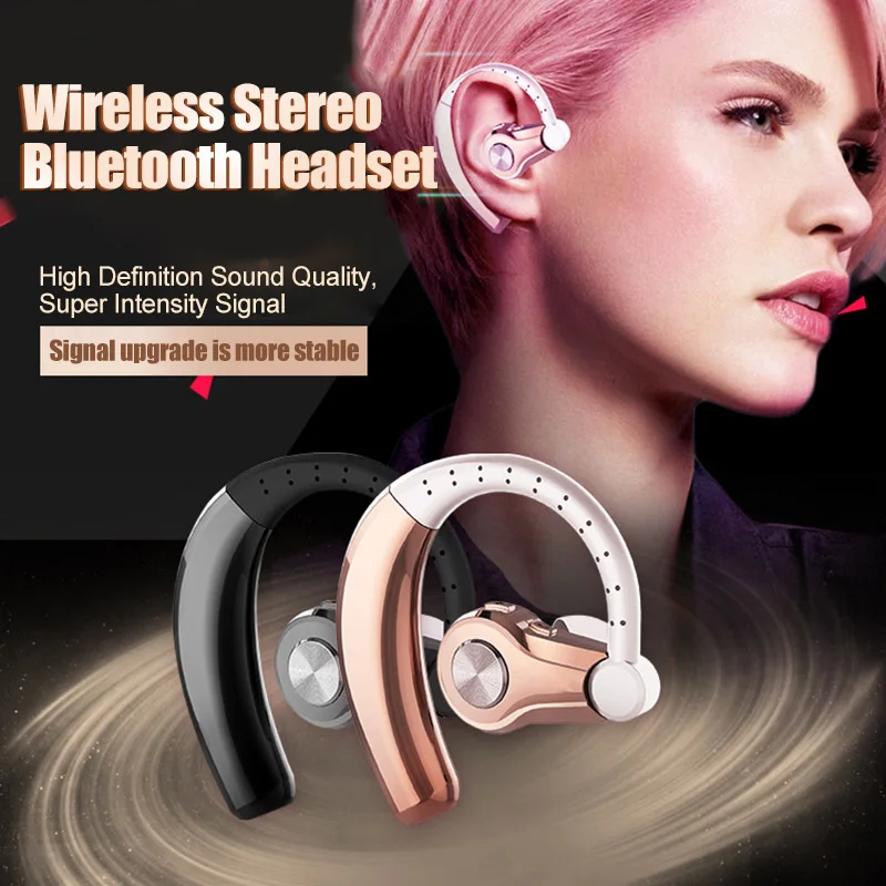 Wireless Bluetooth 4 1 Hansfree Earphone Stereo Sports Headset Single Ear Hook Headphone SP99