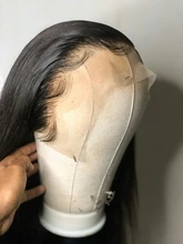 Malaika recto Bob corto frente de encaje pelucas de cabello humano 13x4 pelo brasileño peluca Bob contundente corte Bob pelucas con minimechones