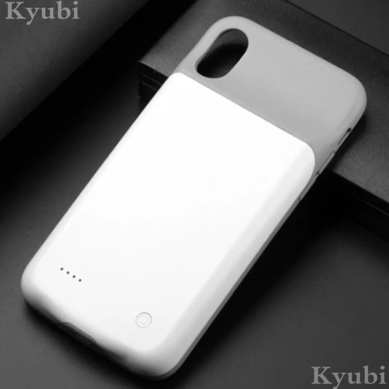

For iphone x xs Battery Charger Cases External Portable Shockproof Charging Cover For iphone x xs luxury 2 in 1