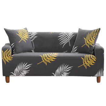 

Stretch Sofa Cover Printed Sofa Cover Fashion Furniture Cover with Two Pillowcases