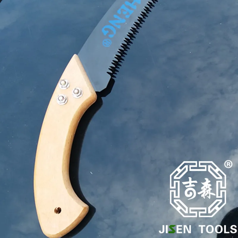 Напрямую от производителя продажи бутик деревянная изогнутая ручка руль yao ju три шестерни шлифовальный фруктовое Дерево пила для обрезки ветвей и сучьев Юань Лин j