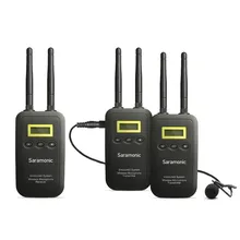 Saramonic Vmiclink5 2TX+ RX профессиональный 5,8G беспроводной петличный микрофон система видео микрофон для DSLR камер Nikon Canon sony