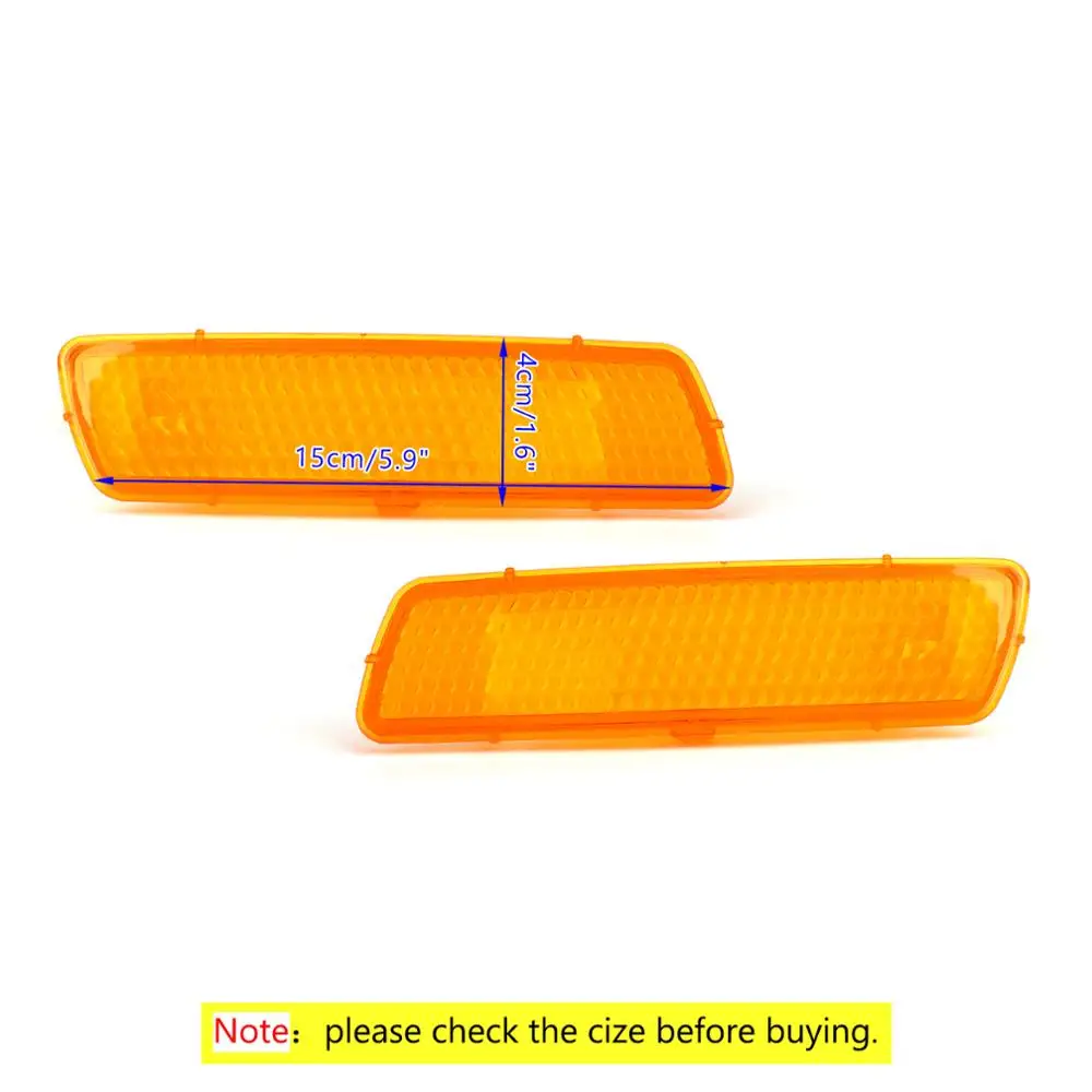 Areyourshop 2 шт бампер боковые габаритные огни Корпус для Volkswagen MK6 2010- Передние боковые габаритные огни Автомобильные аксессуары
