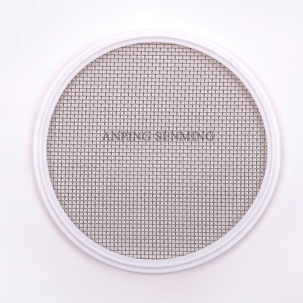 

1.5" 10 Mesh PTFE Sanitary Tri-Clamp Screen Gasket. FDA Standard